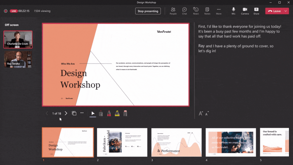 Manage what Attendees See